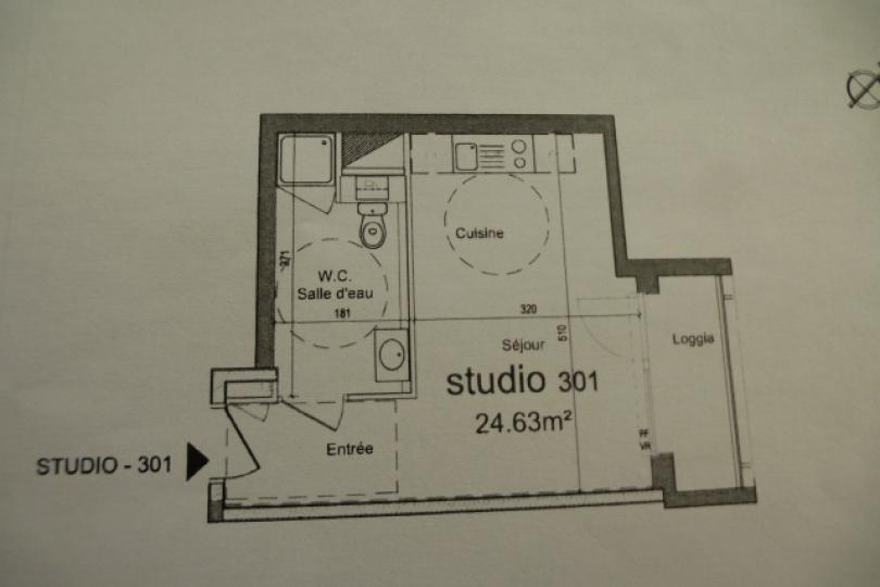 Photo n°6 - Louer un appartement studio<br/> de 24 m² à Nantes (44300)