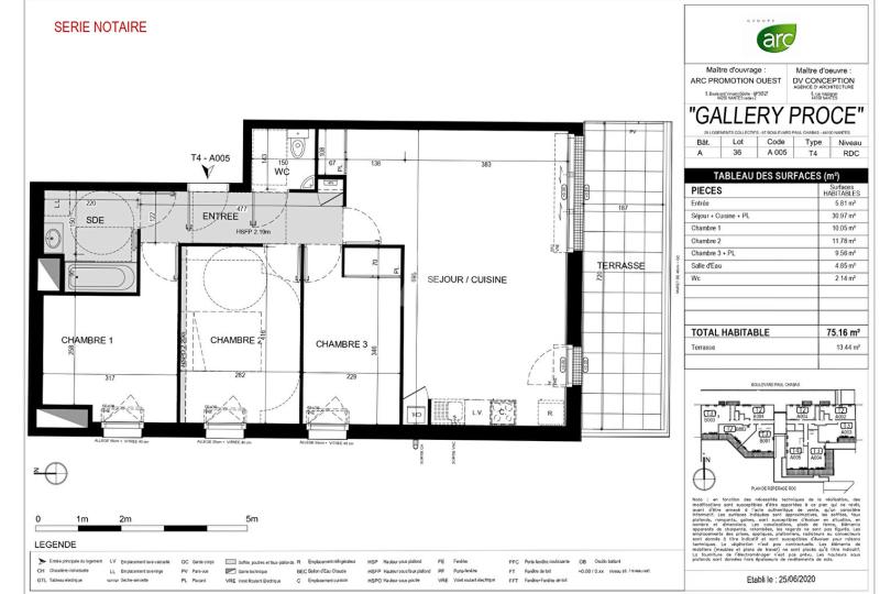 Photo n°13 - Acheter un appartement 4 pièces<br/> de 75 m² à Nantes (44100)